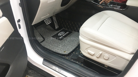 Thảm lót sàn ô tô 6D Kia Sorento 2021 - nay giá gốc tận xưởng, bảo hành trọn đời